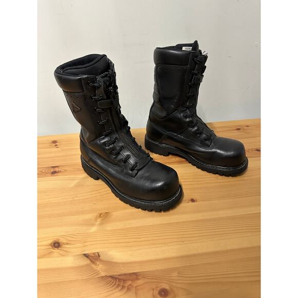 Thorogood Wildland Hellfire Black Leather Boots Mens 7.5 Womens 9.5 804-6379
